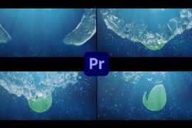 Underwater Ocean Sea Summer Intro | Water Splash Travel Logo Text 1 46563277