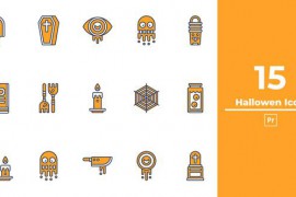Hallowen Icon Premiere Pro 50310564