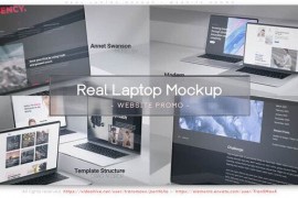 Real Laptop Mockup - Website Promo 50760457