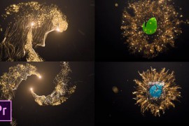 Golden Particle Logo Reveal 23011798