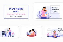 Happy Mothers Day Animation Scene 46437929