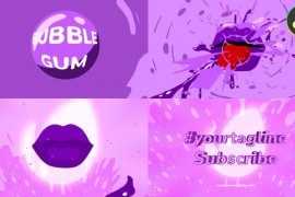 Bubble Gum Logo for DaVinci Resolve 52659497