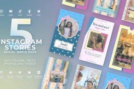 Instagram Happy Summer Pastel Reel Mogrt Premiere Pro 52281853