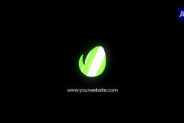 Minimal Gradient Logo Reveal | AE 47336672