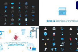 Living And Working with Virus Animated Graphics for Premiere Pro 52087497