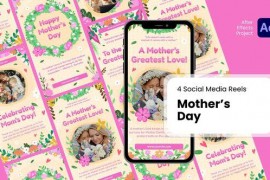 Social Media Reels - Mother's Day After Effect Templates 52052393