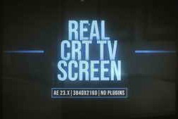 Free Download:Real CRT TV Screen 48302194