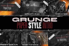 Paper Style Grunge Intro (MOGRT) 56550317