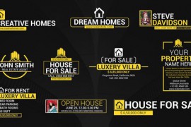 Clean Real Estate Lower Thirds 45609909