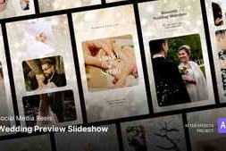 Free Download:Reels - Wedding Preview Slideshow After Effects Project Files 59555607