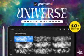 Free Download:Procreate Universe Brushes