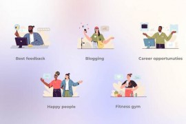 Happy people standing together - Flat concepts 43362034