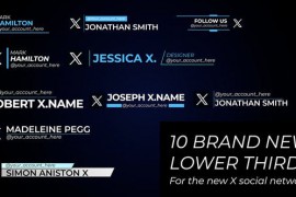 Twitter X Lower Thirds 47343351