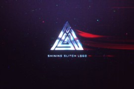 Shining Glitch Logo Mogrt 31643696