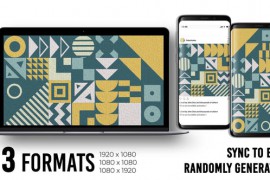 Geometric Generated Background 49599467