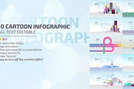 10 Cartoon Infographic / Economic Explainer Video Toolkit 4K / Business Presentation 20671923