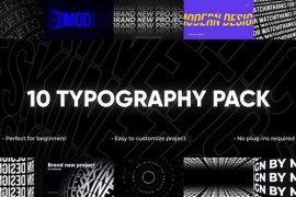 10 Great Kinetic Typography Pack | After Effects 44827073