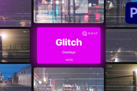 Glitch Overlays for Premiere Pro Vol. 02 48016931