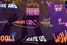 Modern Design Text Titles for After Effects 48523211