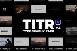 TITR | Dynamic Typography Pack | Premiere Pro 28437223
