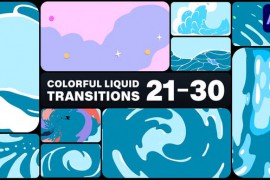 Colorful Liquid Transitions for After Effects 48567520