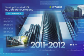 Elegant Business Timeline Slideshow 46559984