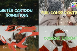 Winter Cartoon Transitions | FCPX 42298764