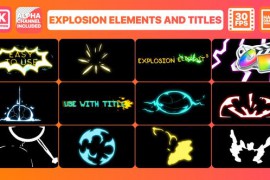 Explosion Elements And Titles | FCPX 28740566