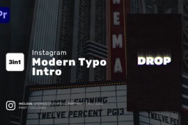 Instagram Modern Typo Intro for Premiere Pro 45161295