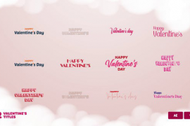 Happy Valentine's Day Typography 50500307