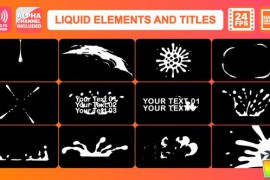 Liquid Motion Elements And Titles | FCPX 23989649