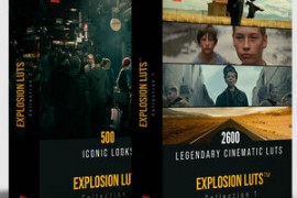 Paramount Motion EXPLOSION™ Cinematic LUTs Collection 1&2