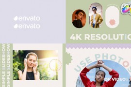 Simple Colorful Slideshow for FCPX 43106100