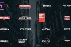 Dynamic Titles Essential Graphics | Mogrt 21878811
