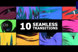 Seamless Transitions | Premiere Pro MOGRT 50968269