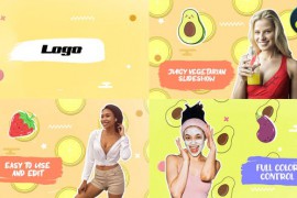 Juicy Vegetarian Slideshow for DaVinci Resolve 43334625