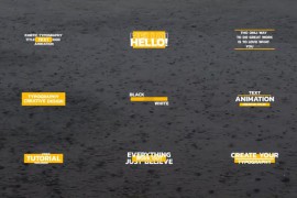 Typography Titles Text | FCPX 51584075