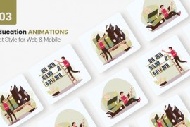 Education School Animations - Flat Concept 46326740