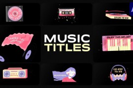 What Music Is Playing Now Titles | After Effects 48633586