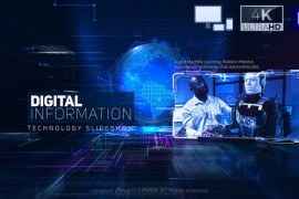 Digital Information Technology Slideshow - Premiere Pro 52147014