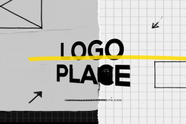 Grunge Logo Paper Brush 52216649