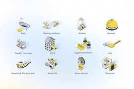 Hotel - Isometric Icons 49871126