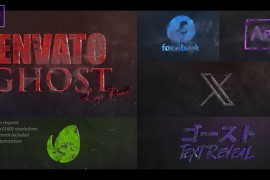 Ghost Smoke Logo Reveal 48417693