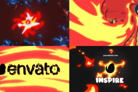 Fire Transition Logo | DaVinci Resolve 52094624
