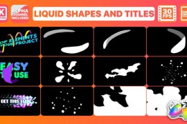 Liquid Shapes And Titles | FCPX 26945474