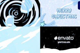 Christmas Night Logo Reveal for Premiere Pro 49225955