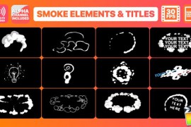 Flash FX Smoke Elements And Titles | FCPX 24220116