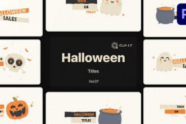 Halloween Titles for Premiere Pro Vol. 07 48478052
