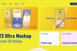 App Mockup Element 3D 46358189