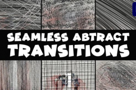 Seamless Abstract Scribble Transitions | Premiere Pro MOGRT 47795065